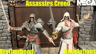 NECA Assassins Creed Ezio Auditore Brotherhood & Revelations Action Figure Review & Comparison