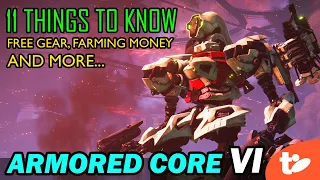 11 Armored Core VI Tips: Free Gear, Where to Farm Money and More