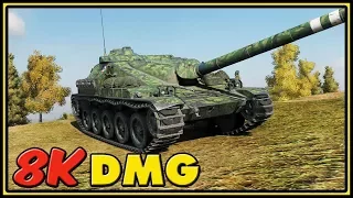 AMX Canon d'assaut 105 - 8K Dmg - World of Tanks Gameplay