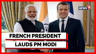 PM Modi News |  Emmanuel Macron | Modi's Speech ‘Not Time For War’ Lauded by Emmanuel Macron |News18