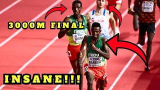 THIS WAS INSANE!! || 3000M FINAL world indoor championships