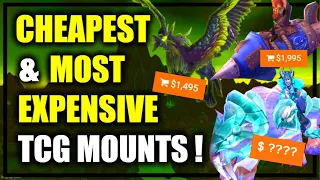 WoW: Ranking ALL TCG MOUNTS! From Cheapest to most EXPENSIVE mounts! Shadowlands GoldMaking