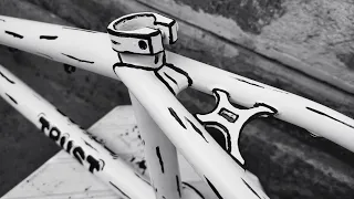 Custom Cartoon BMX bike Frame. (We The People Trust)