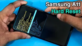 Samsung Galaxy A11 Hard Reset / Pattern Unlock / Factory Reset / Removing PIN / Without PC ||