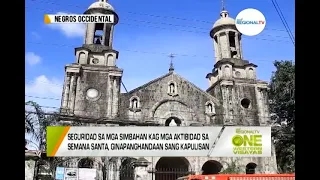 One Western Visayas: Seguridad sa mga Simbahan kag mga Aktibidad sa Semana Santa, Ginapanghandaan