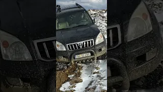 Toyota Prado 120 offroad in the mountains - solo travelers