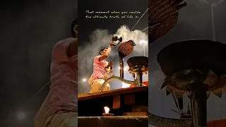 Ganga aarti❣️ #varanasi #banaras #kashi #shortsyoutube #viral #trending #aarti #travel #arijitsingh