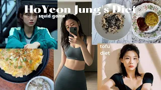 I Ate Like SQUID GAME’S HOYEON JUNG for 24 HOURS (Korean Diet)| Celebrity Diet