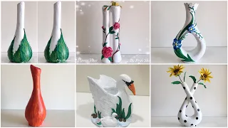 Handmade Stylish Flower Vase Designs / Planter DIY / Best Out Of Waste | Priti Sharma