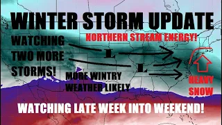 Winter storm update! Heavy snow to continue. More Wintry weather this week into weekend likely.