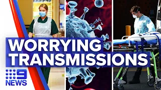 Coronavirus: Aged care evacuation amid worrying frontline worker transmissions | 9 News Australia