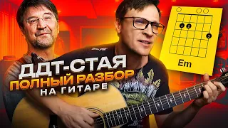 ДДТ – "Стая" разбор на гитаре 🎸 кавер аккорды табы разбор | pro-gitaru.ru