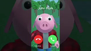 John Pork is calling !!! But Piggy edition (Roblox)