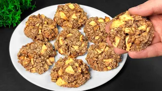 They will disappear in 1 minute! Diet Oatmeal Apple Cookies! I eat 3 times a day and lose weight!