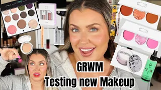GRWM TESTING OUT NEW MAKEUP | NEW TO ME MAKEUP PLUS MY PALETTE WITH OFRA | HOTMESS MOMMA MD