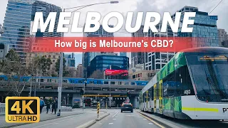 How big is Melbourne's CBD? | Travel Guide Australia | 4K