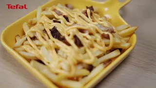 Cheesy Bacon Fries - Tefal Easy Fry Deluxe Air Fryer EY401