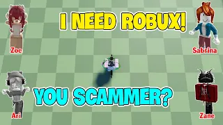 TEXT To Speech Emoji Groupchat Conversations | She Pretended To Be Bacon And Stole My Robux
