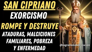 EXORCISMO DE SAN CIPRIANO: PARA ROMPER Y DESTRUIR MALDICIONES FAMILIARES POBREZA Y ENFERMEDAD💫🌟