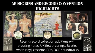 Record Convention and Music Bin Finds Feb 2020