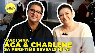 Wagi sina AGA & CHARLENE sa pers-time reveals nila!