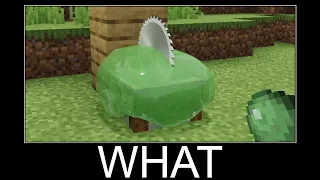 Minecraft realistic wait what meme, Lava, Water, Slime #360