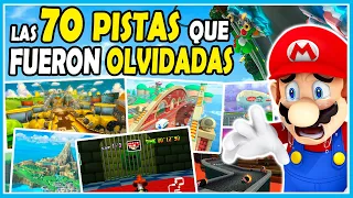 TRIBUTO a las 70 PISTAS de MARIO KART que NO LLEGARON a MARIO KART 8 DELUXE (Olvidadas) | N Deluxe