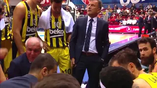 Obradovic Oyunculara ve Gigi Datome'ye Molada Küfür Ettiği Anlar | Altyazılı