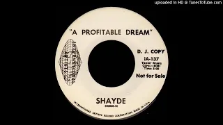 Shayde - A profitable dream (Orig. 45 Superb 60's Texas Psychedelia)