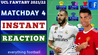 UCL FANTASY MATCHDAY 4 INSTANT REACTION | Champions League Fantasy Tips 2021/2022