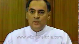 Rajiv Gandhi's farewell address and attack in Sri Lanka