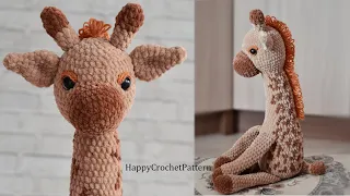 Amigurumi Plush Giraffe. Crochet pattern. Tutorial