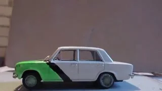 Обзор модели ваз 2101 авто легенда в тюненге 1/43 !!!