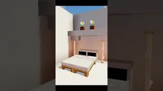 Minecraft: Modern Bedroom 🏠 #shorts