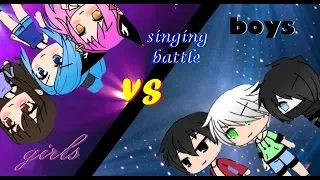 singing battle l girls VS boys l aphmau squad