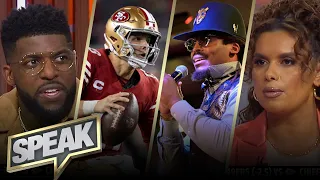 Cam Newton calls Brock Purdy the "10th-best player on the 49ers" | NFL | SPEAK