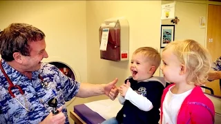 2 CUTE KIDS vs 4 EAR INFECTIONS | Dr. Paul