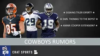 Cowboys Rumors: Signing Tyler Eifert, Amari Cooper Extension, Ty Montgomery & Earl Thomas To Dallas