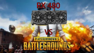 AMD RX 480 in PUBG - 2018 Gameplay/Benchmark