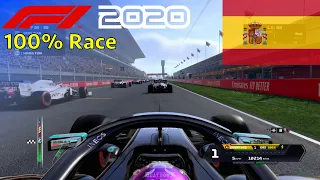 F1 2020 - Let's Make Hamilton 7x World Champion #6: 100% Race Spain