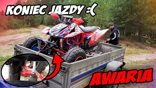 Pierwsza jazda i awaria Hondy 😮 TRX 450R & DR 350