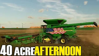 Big Machine Fall Harvest! | FS22 Let's Play | Farming Simulator 22 Big Flats Texas Ep. 012
