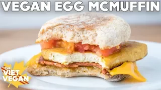 Vegan Egg McMuffins | VEGAN BRINNER COLLAB