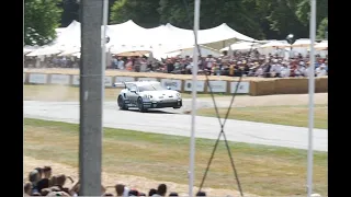 NEW Porsche 992 GT3 cup goes airborne at Goodwood FOS 2022