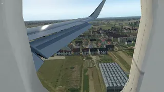 X Plane 11 Landung EDDN Toliss A319