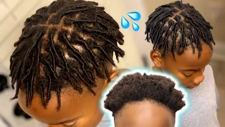 How to Comb🧬Coils🧬SHORT 4c Men hair||Starter LOCs 🔥🔥