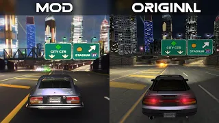 NFS UNDERGROUND 2 - Original vs Mod | Graphics Comparison (4K)