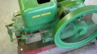 SOLD - 3 HP John Deere hit n miss 1927 engine -For SALE $2,200