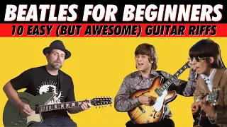 Beatles for Beginners (10 Easy Guitar Riffs)