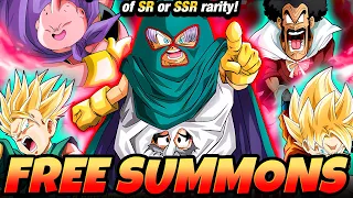 FREE SUMMONS!! Majin Buu Saga Red Zone Ticket Summons & MORE | Dragon Ball Z Dokkan Battle